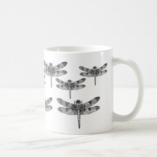 Libellen-Kaffee-Tasse Kaffeetasse (Rechts)