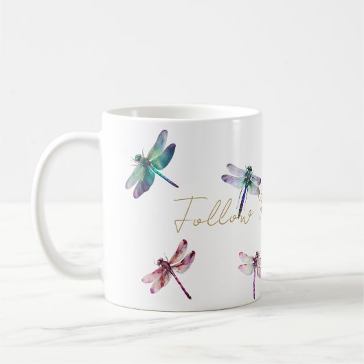 Libellen Kaffeetasse (Links)