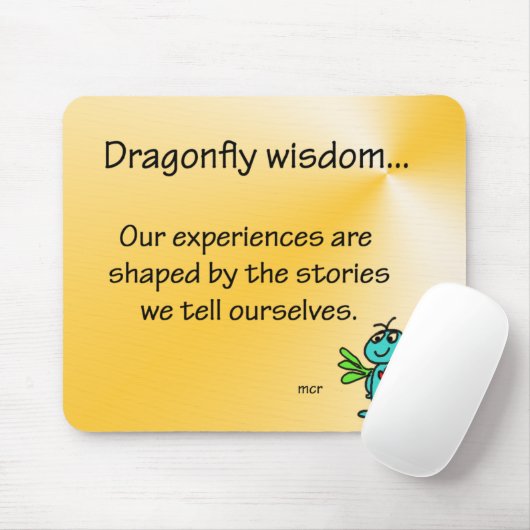 Libellen-Klugheit und Geschichten Mousepad (Mit Mouse)