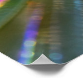 Libellen-Komplexauge Makrofotografie Poster (Ecke)