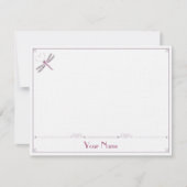 Libellen-Korrespondenz-Karten Einladung (Vorderseite)