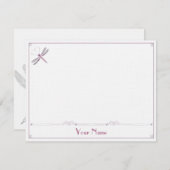 Libellen-Korrespondenz-Karten Einladung (Vorne/Hinten)