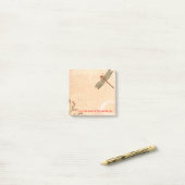 Libellen-Krausen Post-it Klebezettel (Auf Schreibtisch)