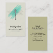 Libellen-kreative Designer-Natur-Beratung Visitenkarte (Vorne/Hinten)