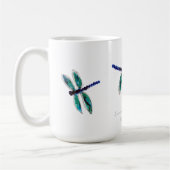 Libellen-Kunst Kaffeetasse (Links)