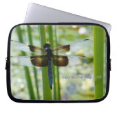 Libellen-Laptop-Hülse Laptopschutzhülle (Vorderseite)