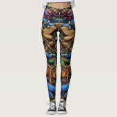 Libellen Leggings (Vorderseite)