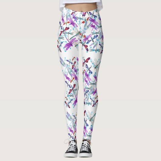 Libellen Leggings (Vorderseite)