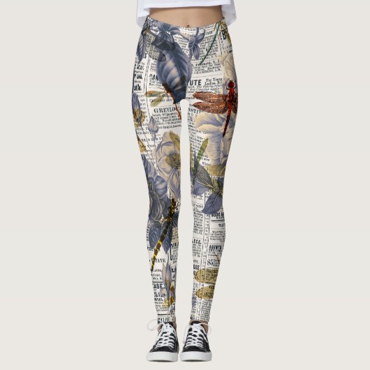 Libellen-Leggings Leggings (Vorderseite)