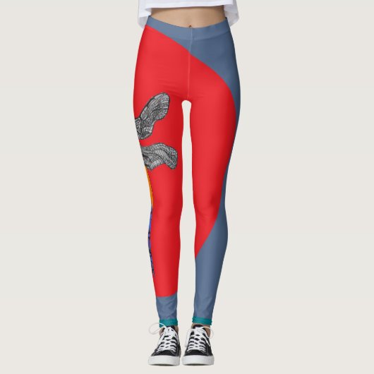 Libellen-Leggings Leggings (Vorderseite)