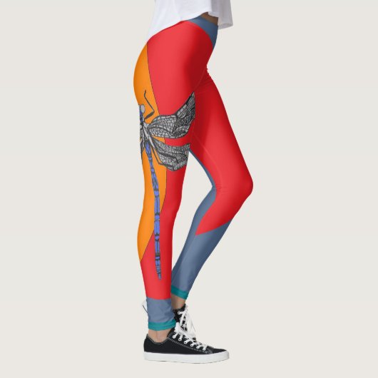 Libellen-Leggings Leggings (Rechts)