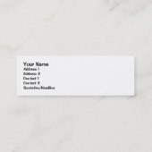 Libellen-Lesezeichen Mini Visitenkarte (Rückseite)