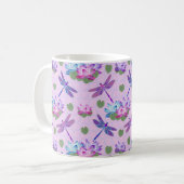 Libellen-Lotos-Kaffeetasse-Tasse Kaffeetasse (Vorderseite Links)