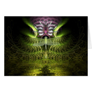 Libellen-Magie-Karte