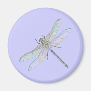 Libellen-Magnet (Lavendel) Magnet