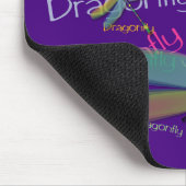 Libellen-Mauspad - Lila Mousepad (Ecke)