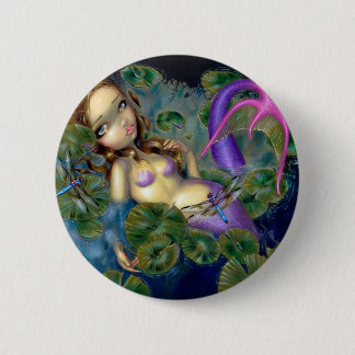 "Libellen-Meerjungfrau-" Knopf Button