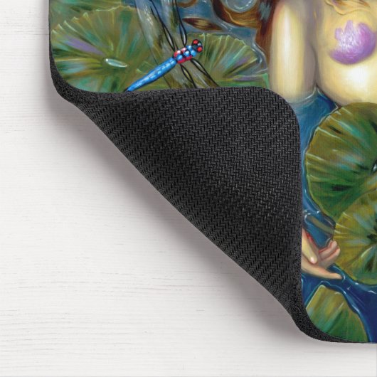 "Libellen-Meerjungfrau" Mousepad (Ecke)