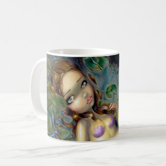"Libellen-Meerjungfrau-" Tasse (Vorderseite Links)