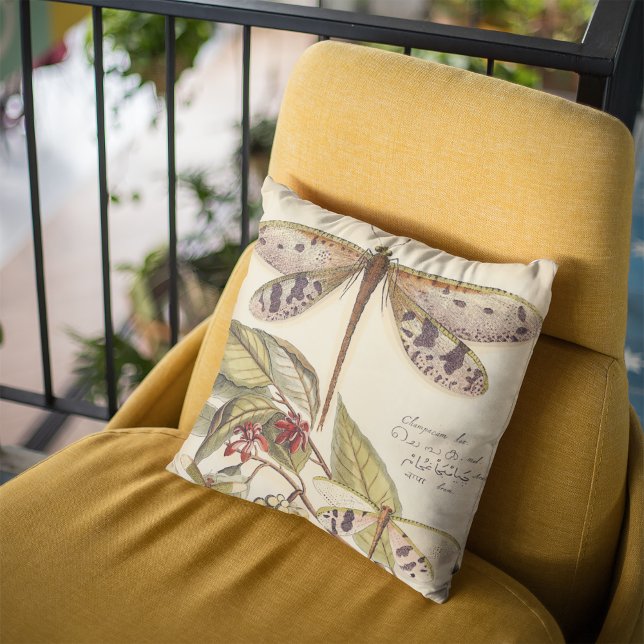 Libellen mit Blätter und Obst Kissen (Von Creator hochgeladen)