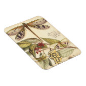 Libellen mit Blätter und Obst Magnet (Rechte Seite)