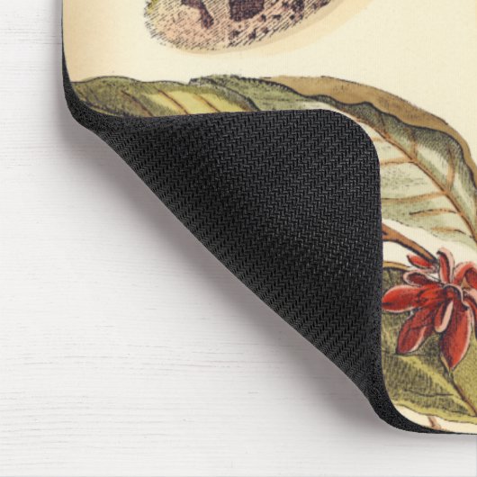 Libellen mit Blätter und Obst Mousepad (Ecke)