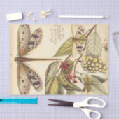 Libellen mit Blätter und Obst Seidenpapier (Handwerk)