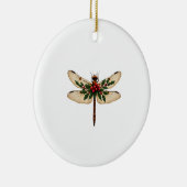 Libellen mit Stechpalmenflügeln Keramik Ornament (Rechts)