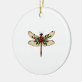 Libellen mit Stechpalmenflügeln Keramik Ornament (Links)