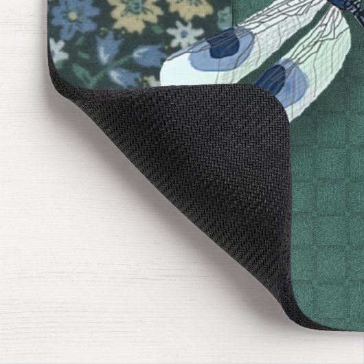 Libellen Mousepad (Stiefmütterchen) (Ecke)