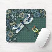 Libellen Mousepad (Stiefmütterchen) (Mit Mouse)