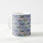 Libellen-Muster Kaffeetasse (Vorderseite Links)