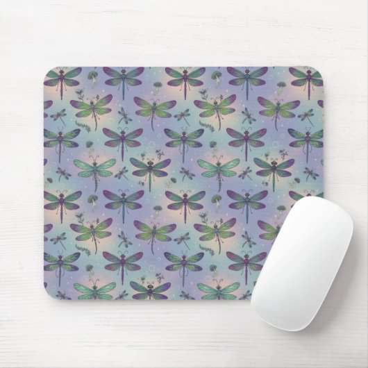 Libellen-Muster Mousepad (Mit Mouse)