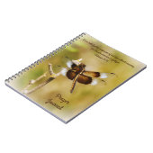 Libellen-Natur-Bibel-Vers-Journal Notizblock (Linke Seite)