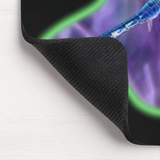 Libellen-negatives Bild 02 Mousepad (Ecke)