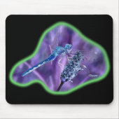 Libellen-negatives Bild 02 Mousepad (Vorne)