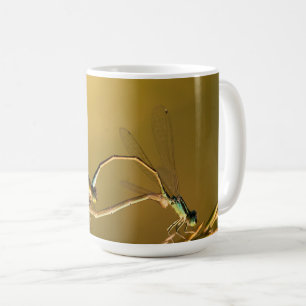 Libellen Original-Makrofotografie Kaffeetasse