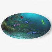 Libellen Pappteller (Schrägansicht)