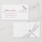 Libellen-persönliche Telefonkarten Telefonnummerkarte (Vorne/Hinten)