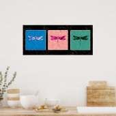 Libellen Poster (Küche)