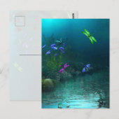 Libellen Postkarte (Vorne/Hinten)