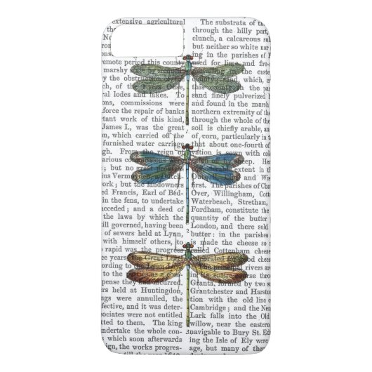 Libellen Print 2 Case-Mate iPhone Hülle (Rückseite)