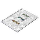 Libellen Print 2 Notizblock (Linke Seite)