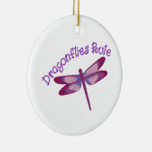 Libellen-Regel Keramikornament (Rechts)