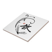 Libellen-Reise Fliese (Seite)