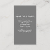 Libellen-Retro Vintage viel Glück-Tätowierung Visitenkarte (Rückseite)