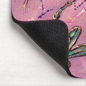 Libellen-RosaFizz Mousepad (Ecke)