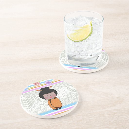 Libellen Sandstein Untersetzer (Seite)