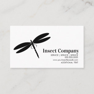 Libellen-Schädlingsbekämpfungsfirmen-Logo  Visitenkarte