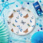 Libellen-Schmetterlings-Pappteller Pappteller (Party)